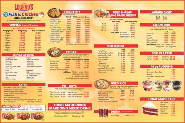 NEW MENU!!!!!