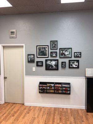 Black and White Photo Wall