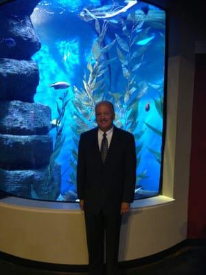 "Jaws"  shark theme wedding at the Jenks, OK aquarium