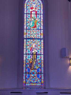 Stained glass windows