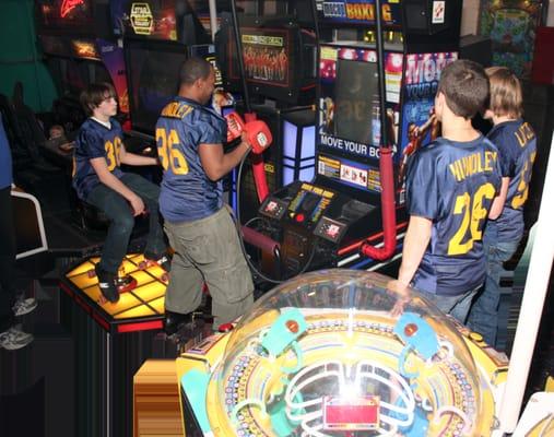 Fun video games, skeeball, cranes, ticket games and more are at The Bat Cave.