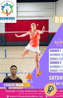 Badminton coaching and clinics