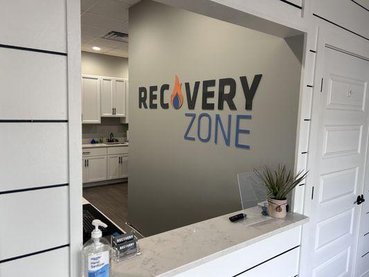 Reception - Welcome to Recovery Zone!