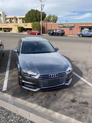 Car we Purchased 2018 Audi A4