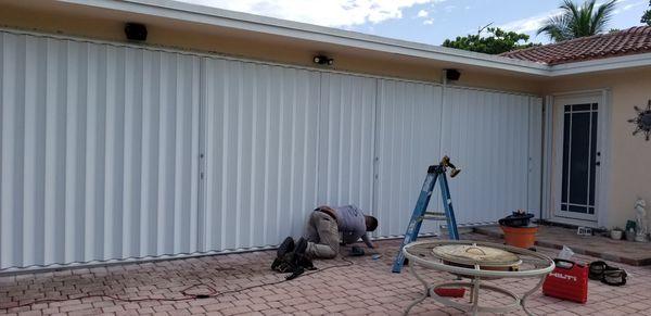 Accordion Shutters.