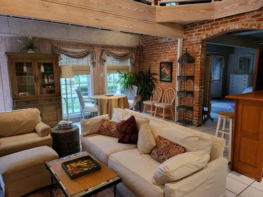 Living room in Carriage House