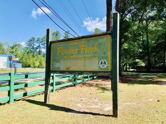 Park sign