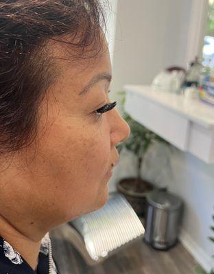 Eyelashes extensions