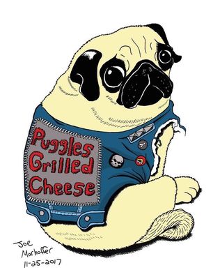 Puggles Grilled Cheese