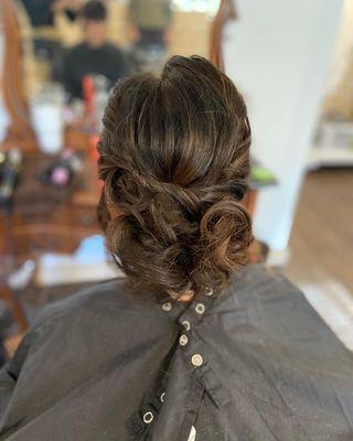 Wedding updo