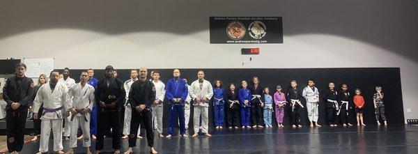 Some of our Academy 27 on the mat