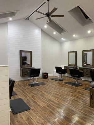 We've upgraded! Our renovated hair studio at Utopia Salon and Day Spa