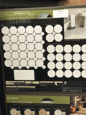 Price on this style of tile is about 25% better than the big box stores