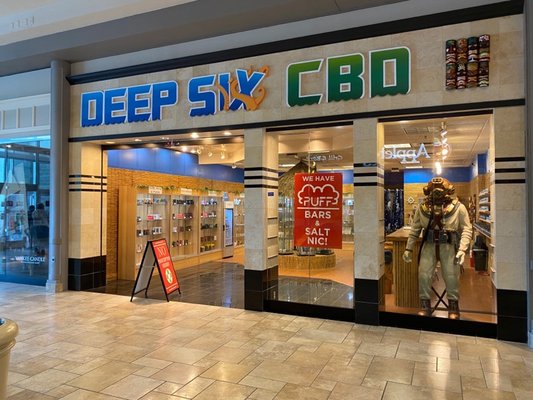 Deep Six CBD at Viewmont Mall in Scranton, PA.