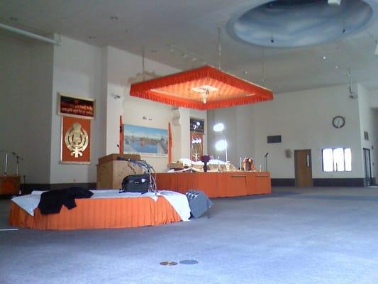 Inside the temple