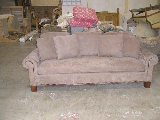 One of the sofa's that we built for a customer.