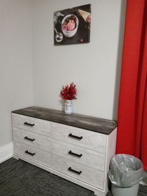 Cherry Jacuzzi room dresser.