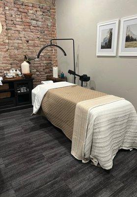 Check out our beautiful an relaxing treatment room.