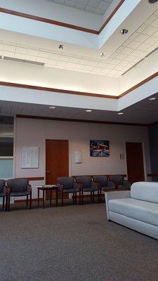 Lovely waiting area for diagnostics