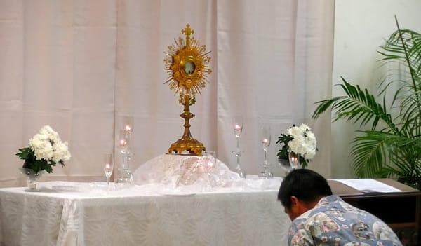 Holy Thursday Adoration of the Blessed Sacrament 2016