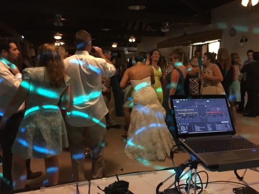 Guests Dancing at wedding in Massachusetts