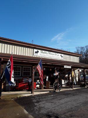 Front entrance of the store.