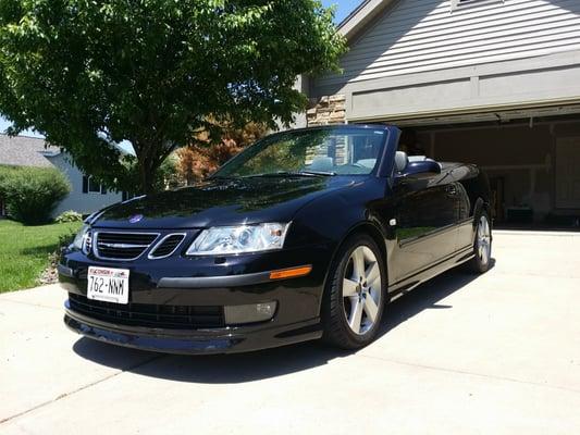 My Saab freshly detailed!!