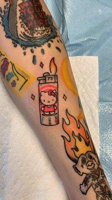 Only Hello Kitty lighter done here