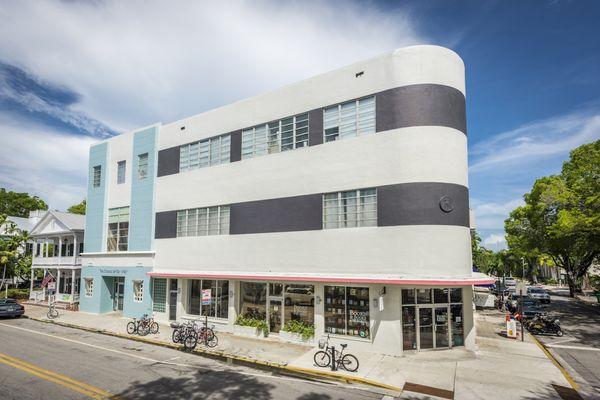 The Studios of Key West is located in a recently renovated Art Deco building, a former Scottish Rite Masonic Temple. Photo credit: Nick Doll