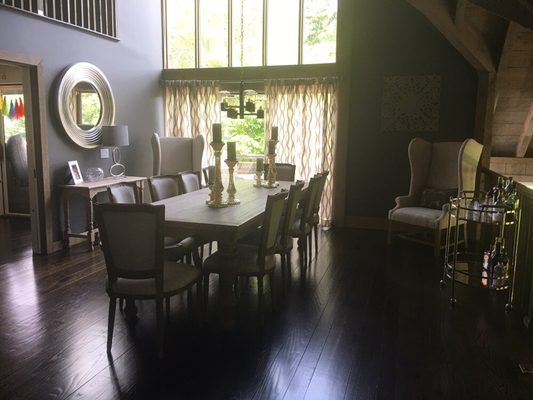 Dining room post cleaning