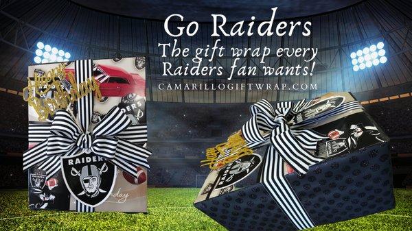 Go Raider fans! Birthday wraps for every celebration.