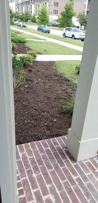 Mulch put out today~