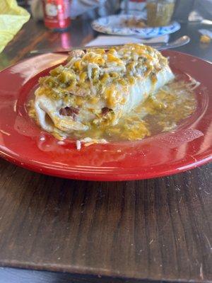 Brisket Breakfast Burrito