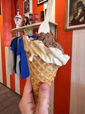 Chocolate Chunk in s'mores cone!!!!