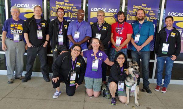 085 Representation at 2016 General Council. Amazing people, and handsome puppy!