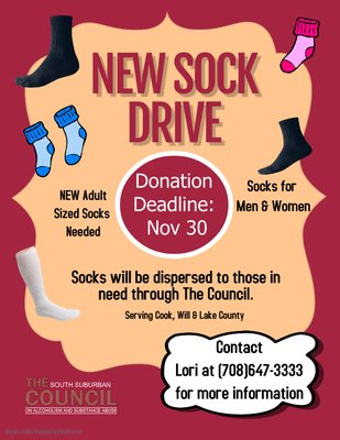 Donate socks today!