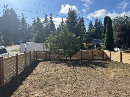 Custom Fence installation