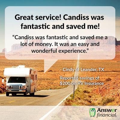 Find out what our customers are saying at www.answerfinancial.com