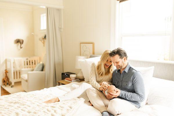 In-home newborn session in San Francisco, CA.