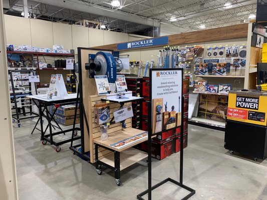 ROCKLER! It's just a few aisles, but it's here!