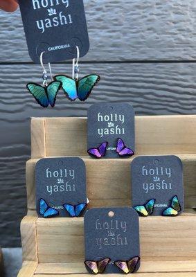 We can't choose a favorite....they are all so gorgeous! Holly Yashi butterfly earrings