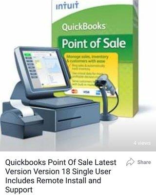 Quickbooks Point of Sale v18 software