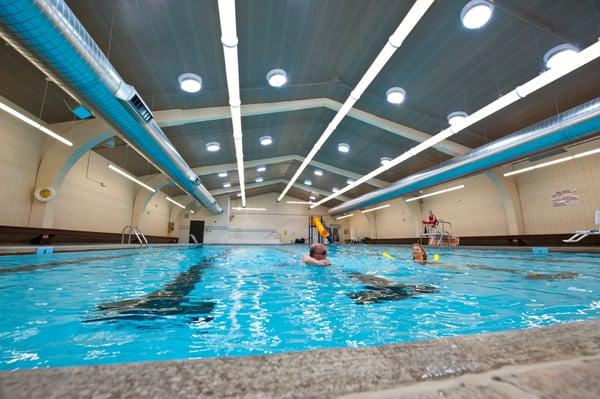 Great indoor pool with classes, lap swim and open swim.