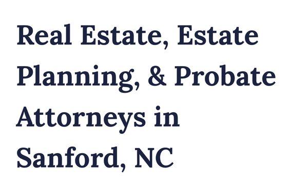 Call us for assistant with real estate, estate administration, or estate planning matters today!