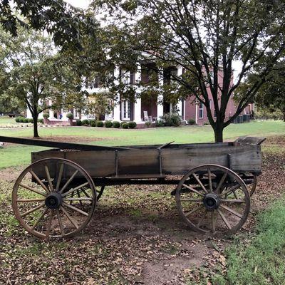 Wagon on the property