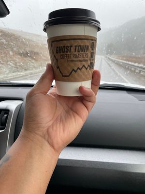 Ghost town maple bourbon latte.