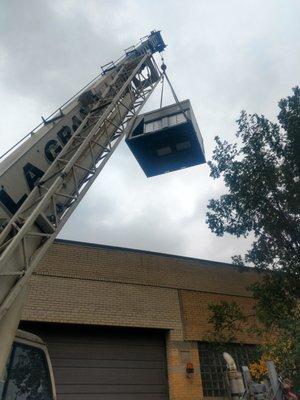 Rooftop unit installation