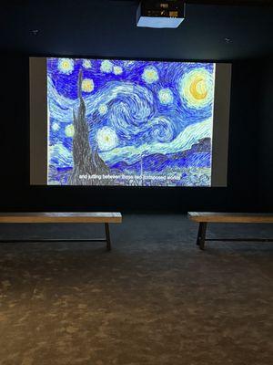 Short film about Van Gogh's most famous art pieces.