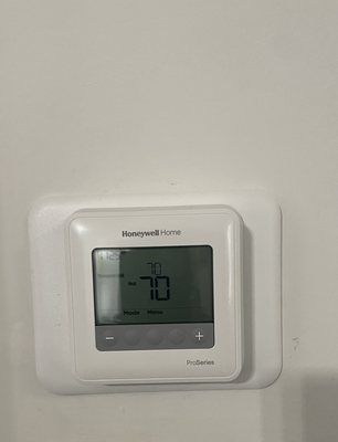 Honeywell
 T4 PRO 5-Day to 2-Day
 Programmable Thermostat
 
 *What was installed for $500