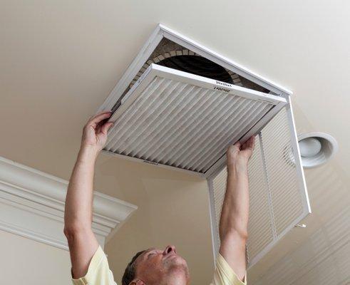 Home air filter service.